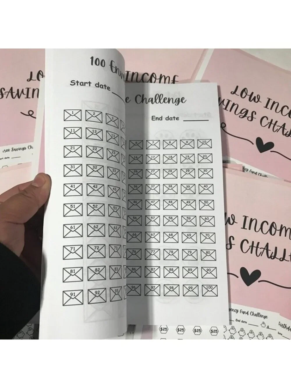 Savings challenges book 20+ challenges
